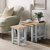 Farrow Grey Nest of 3 Tables from Roseland Furniture