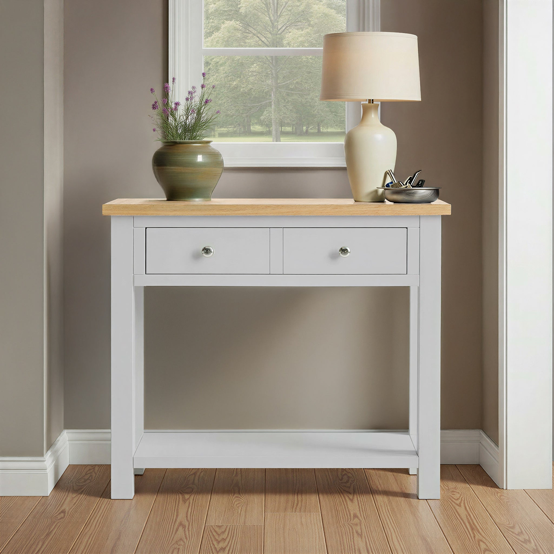 Farrow Grey Console Table from Roseland Furniture