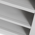 Farrow Grey Small Bookcase shelves