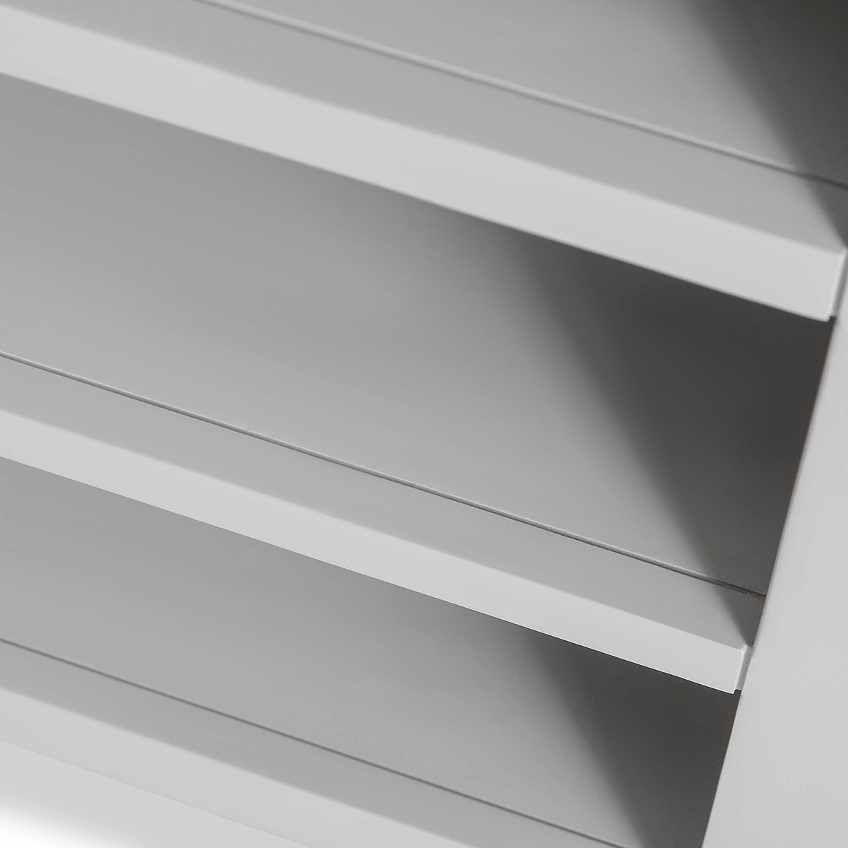 Farrow Grey Small Bookcase shelves