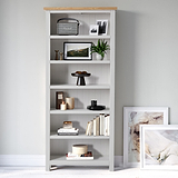Farrow Grey Large Bookcase for living room