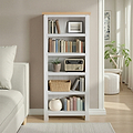 Farrow Grey Narrow Bookcase from Roseland Furniture