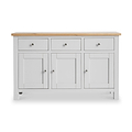 Farrow Grey Large Sideboard Cabinet by Roseland Furniture
