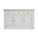 Farrow Grey Large Sideboard Cabinet by Roseland Furniture