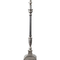 Canterbury Antique Silver Metal Table Lamp