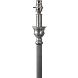 Canterbury Antique Silver Metal Table Lamp