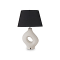 Ulla Monochrome Organic Ceramic Table Lamp