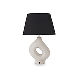 Ulla Monochrome Organic Ceramic Table Lamp