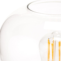 Florence Black Metal & Glass Table Lamp