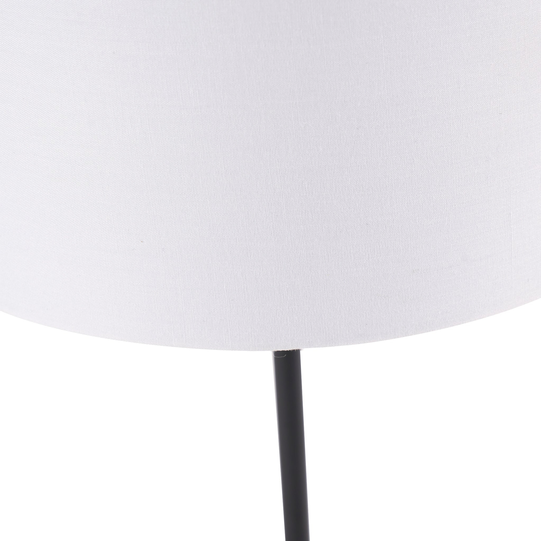 Elin Matt Black & Ivory Table Lamp