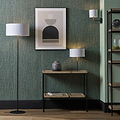 Elin Matt Black & Ivory Table Lamp