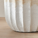 Amalia Natural Ombre Textured Stoneware Table Lamp