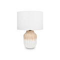 Amalia Natural Ombre Textured Stoneware Table Lamp from Roseland Furniture
