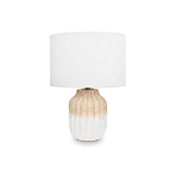 Amalia Natural Ombre Textured Stoneware Table Lamp from Roseland Furniture