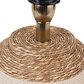 Talalla Cream and Natural Sea Grass Round Table Lamp