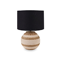 Talalla Cream and Natural Sea Grass Round Table Lamp