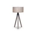 Rabanne Slatted Antique Wood Tripod Table Lamp