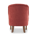 Bianca Chenille Armchair Berry from Roseland Furniture