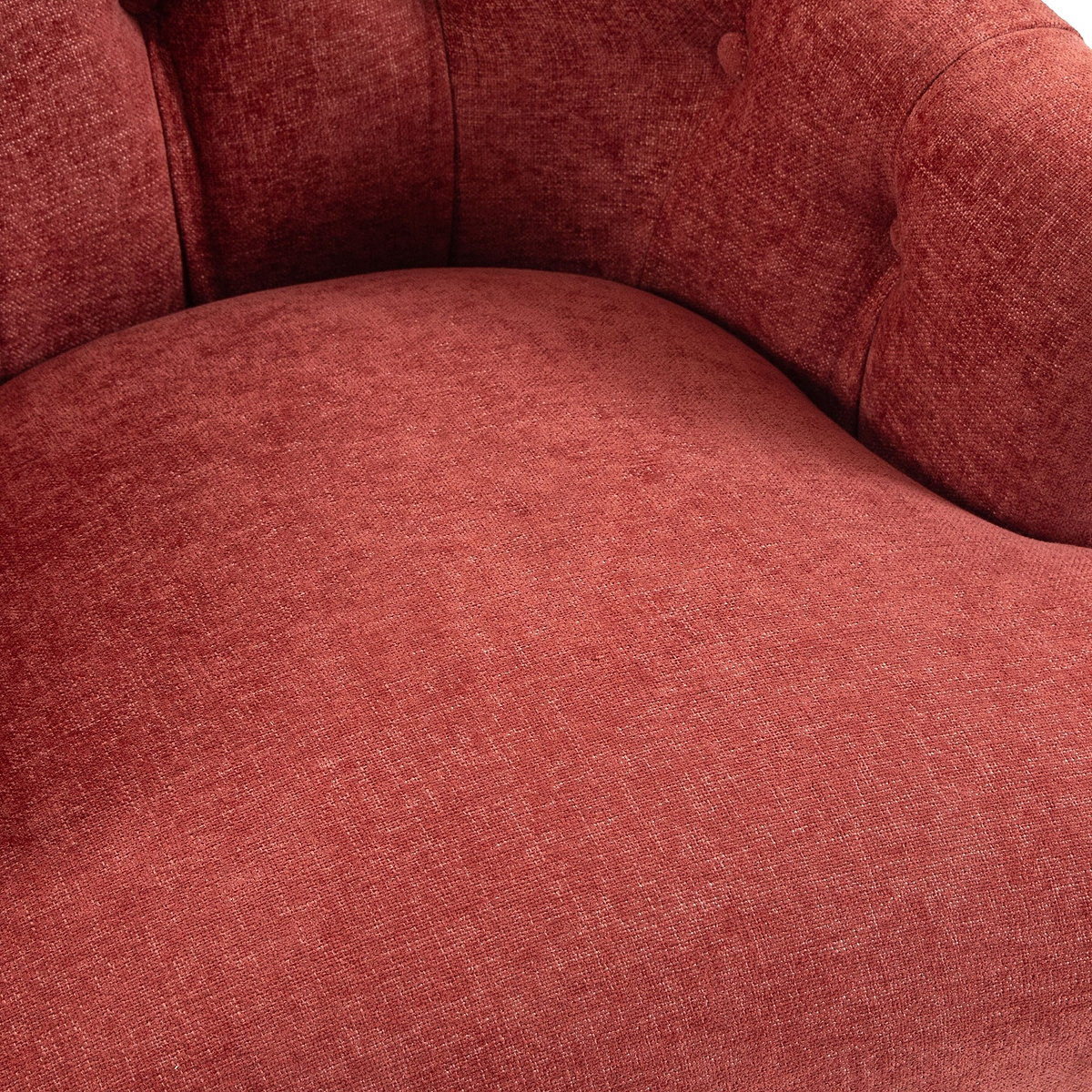 Bianca Chenille Armchair Berry from Roseland Furniture