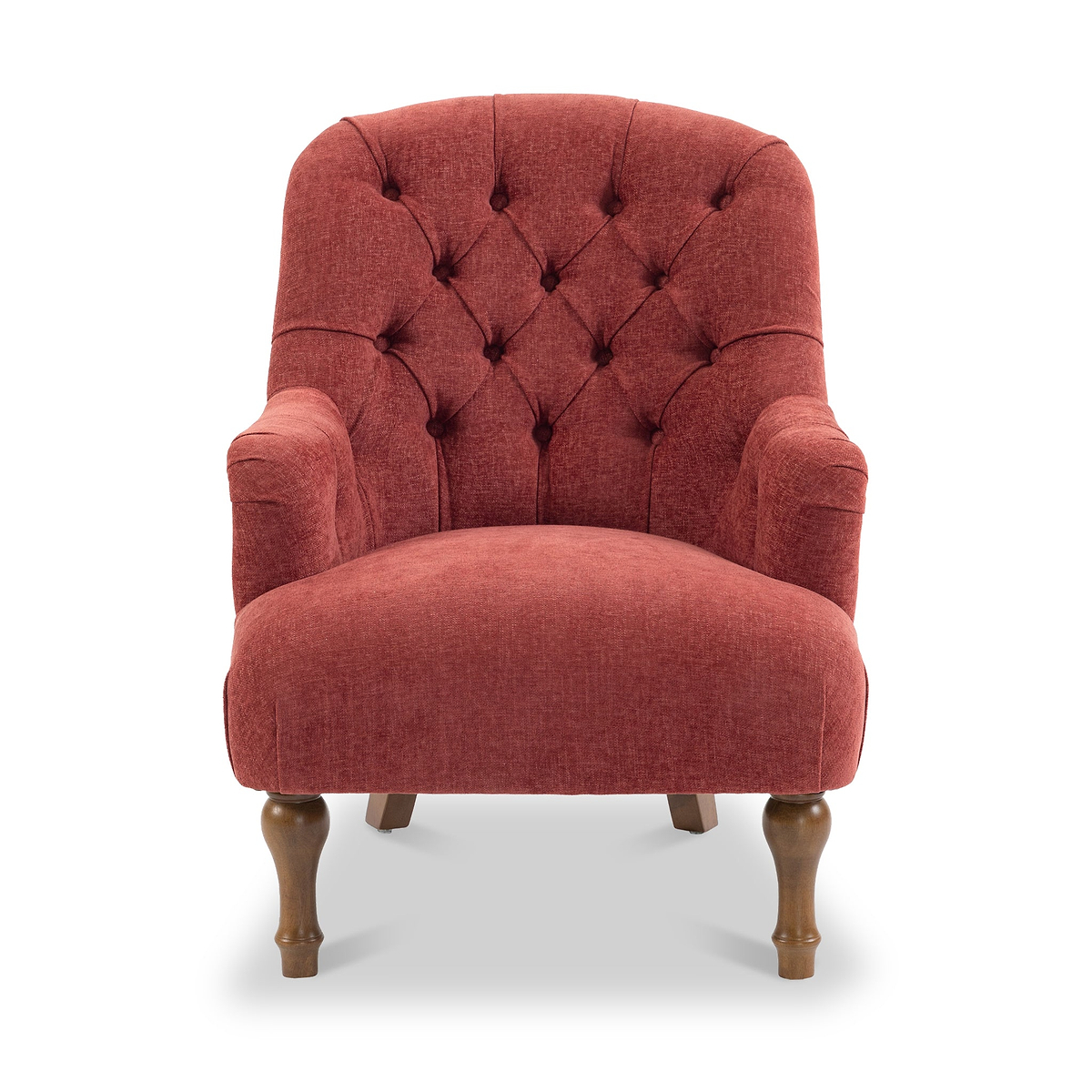 Bianca Chenille Armchair Berry from Roseland Furniture
