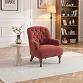 Bianca Chenille Armchair Berry from Roseland Furniture