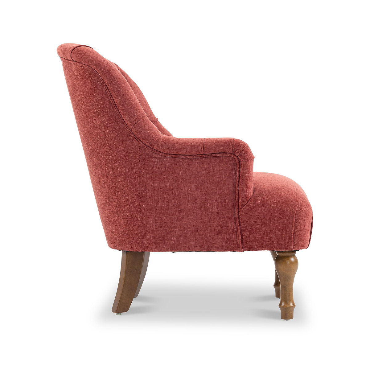 Bianca Chenille Armchair Berry from Roseland Furniture
