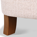 Airedale Chenille Accent Chair Natural from Roseland Furniture