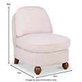 Airedale Chenille Accent Chair Natural from Roseland Furniture