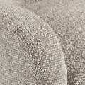 Haworth Curved Boucle Accent Chair Natural from Roseland Furniture