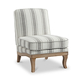Sandringham Armless Accent Chair Stripe from Roseland Furniture