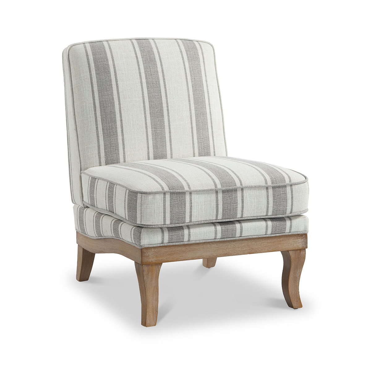 Sandringham Armless Accent Chair Stripe from Roseland Furniture
