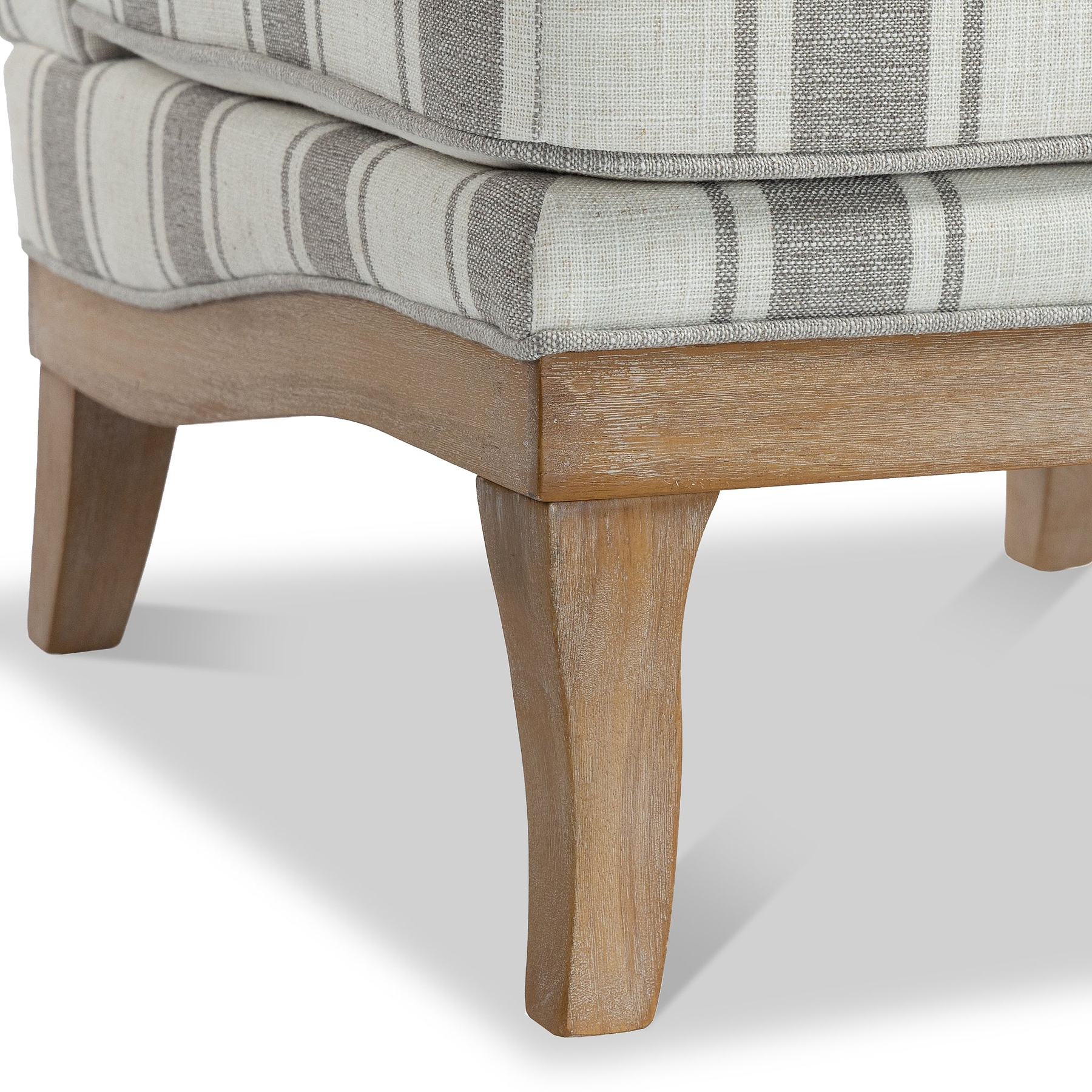 Sandringham Armless Accent Chair Stripe from Roseland Furniture