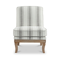Sandringham Armless Accent Chair Stripe from Roseland Furniture