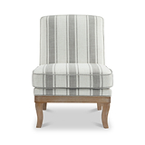 Sandringham Armless Accent Chair Stripe from Roseland Furniture