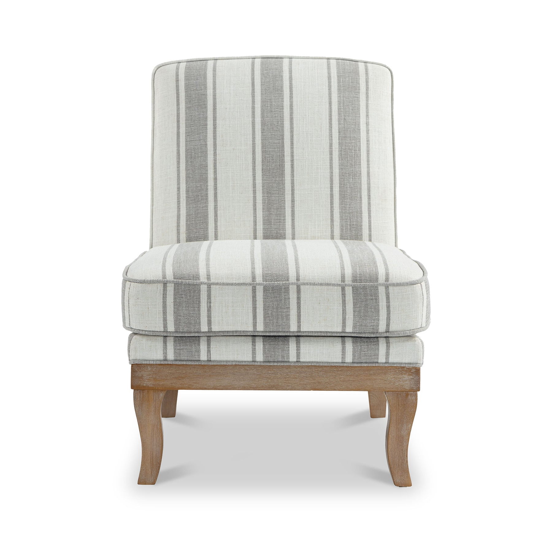 Sandringham Armless Accent Chair Stripe from Roseland Furniture