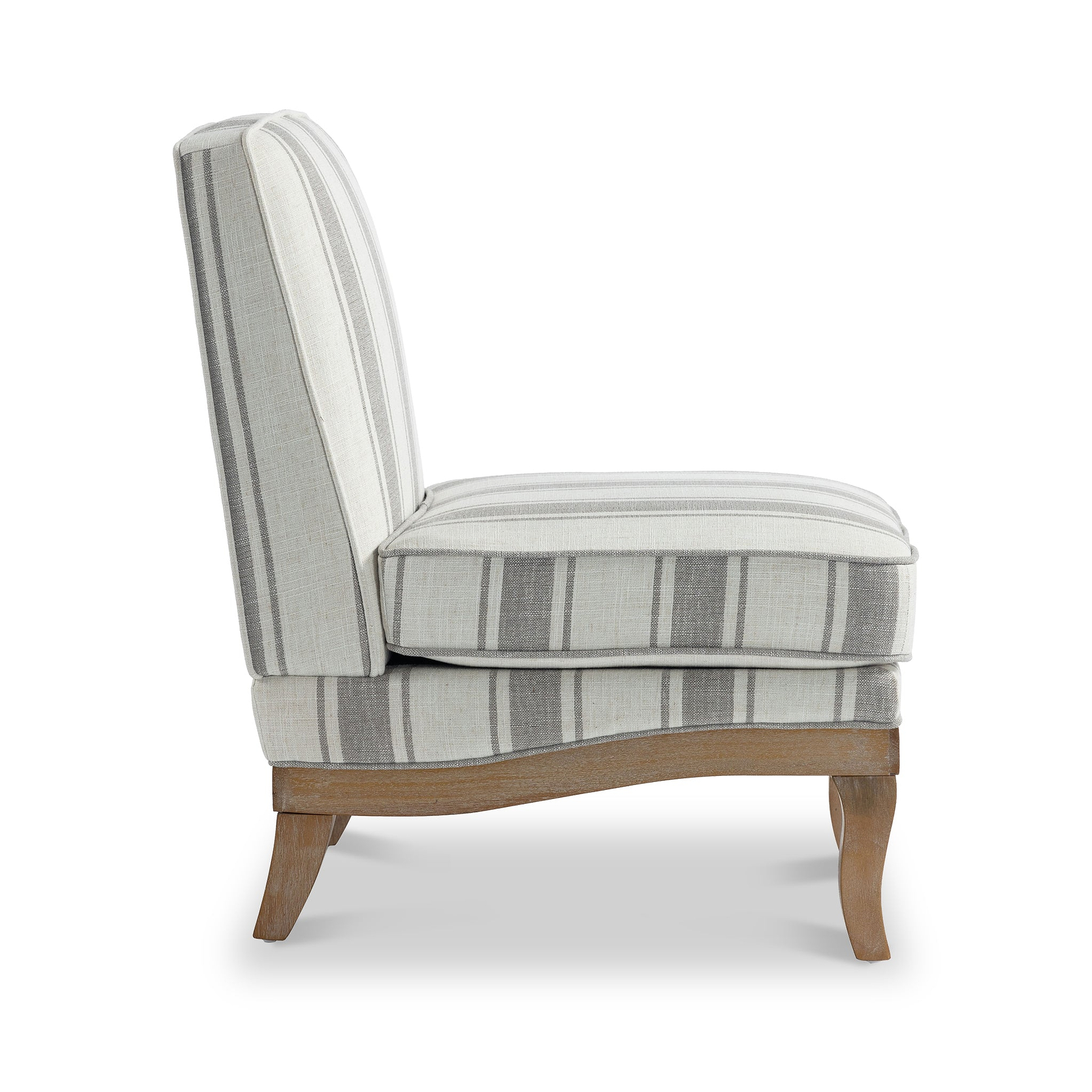 Sandringham Armless Accent Chair Stripe from Roseland Furniture
