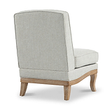 Sandringham Armless Accent Chair Cream from Roseland Furniture
