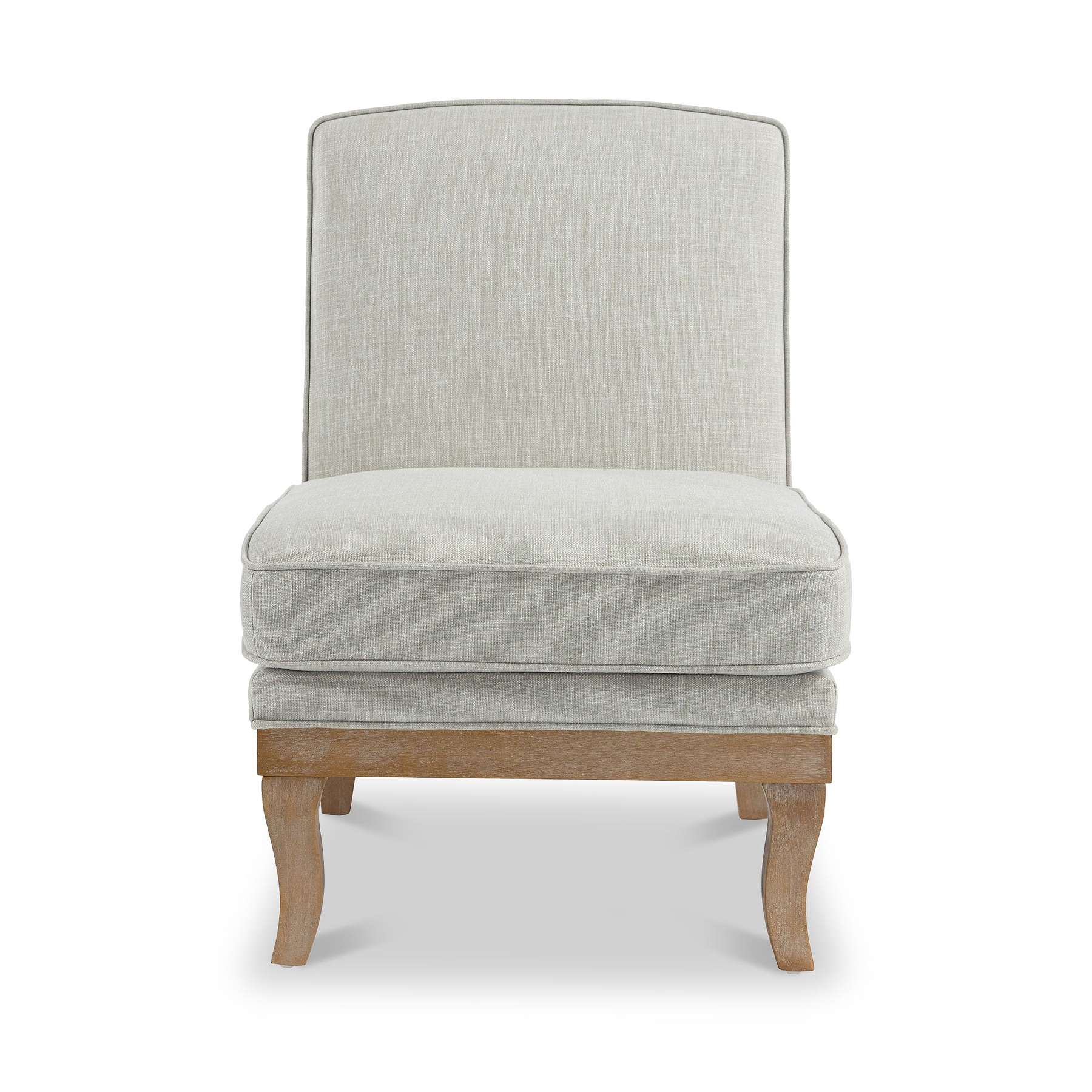 Sandringham Armless Accent Chair Cream from Roseland Furniture