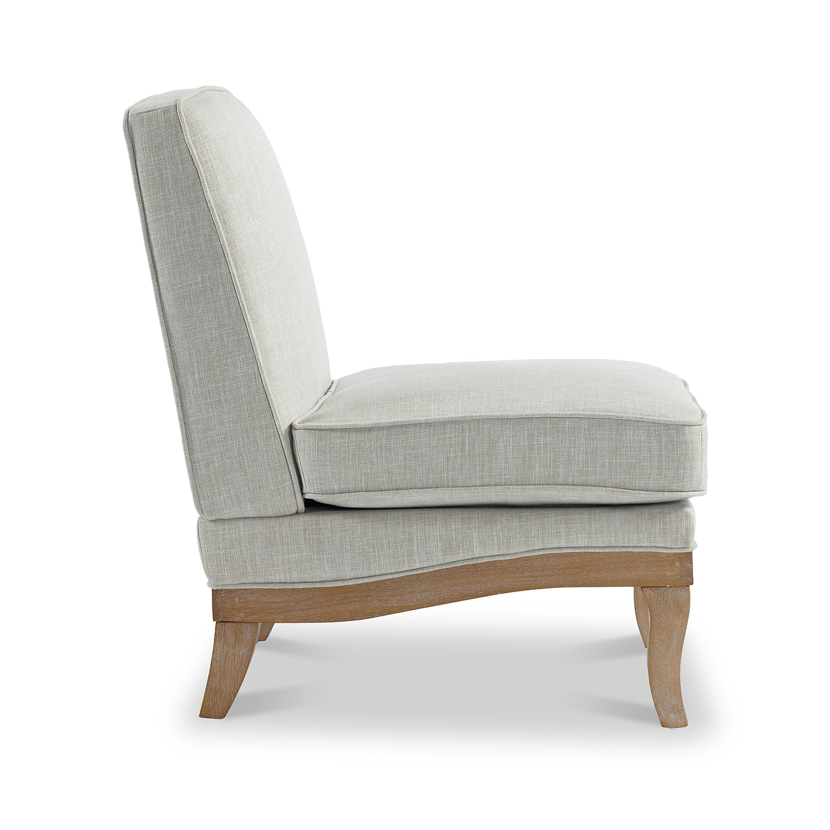 Sandringham Armless Accent Chair Cream from Roseland Furniture