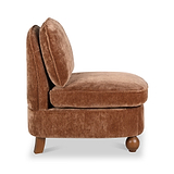 Airedale Chenille Accent Chair Toffee from Roseland Furniture