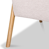 Helmsley Chenille Accent Chair Natural from Roseland Furniture