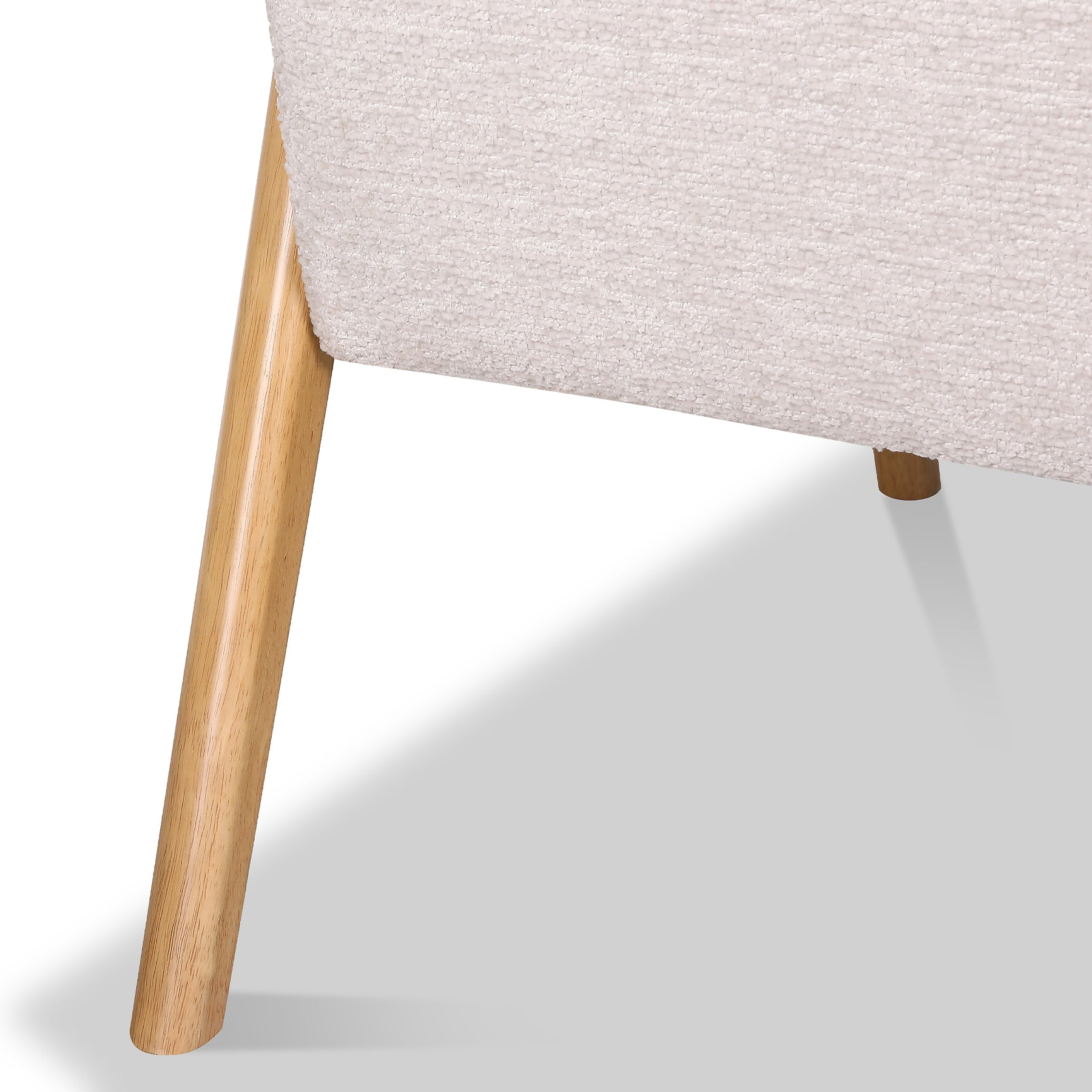 Helmsley Chenille Accent Chair Natural from Roseland Furniture