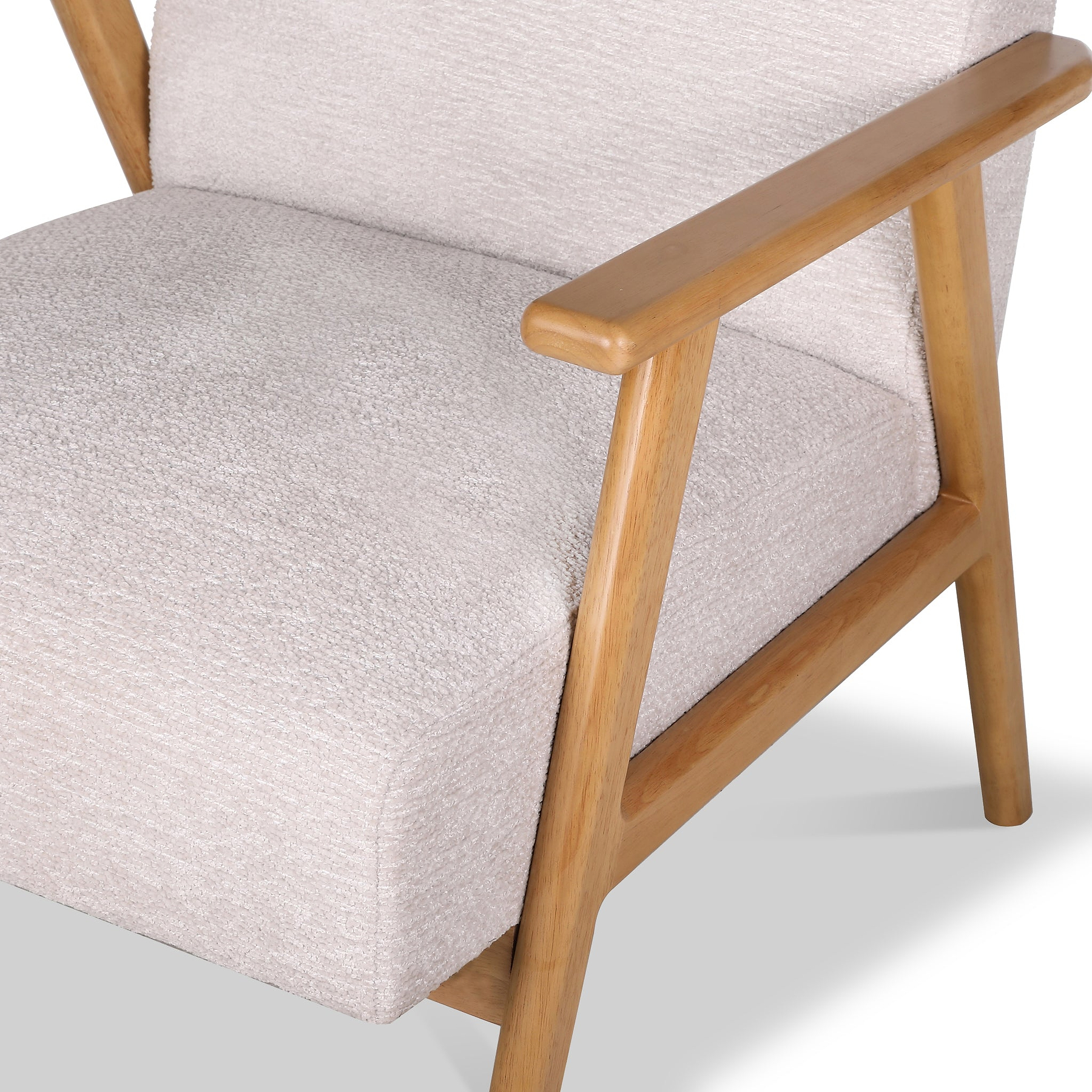 Helmsley Chenille Accent Chair Natural from Roseland Furniture