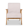 Helmsley Chenille Accent Chair Natural from Roseland Furniture