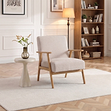 Helmsley Chenille Accent Chair Natural from Roseland Furniture