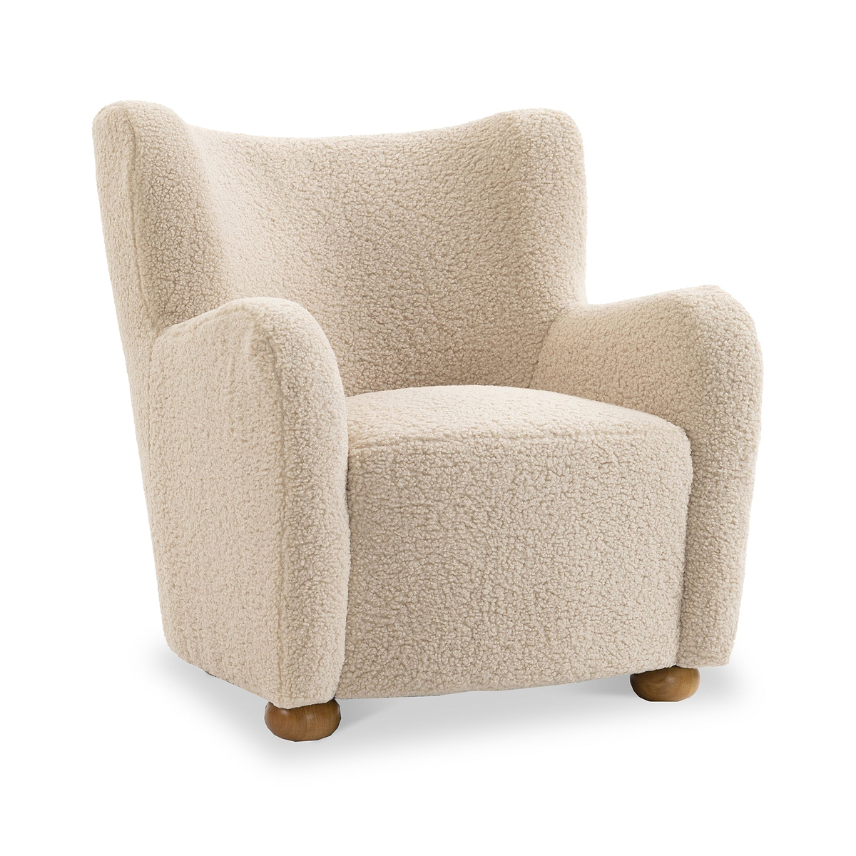 Haworth Curved Borg Accent Chair from Roseland Furniture