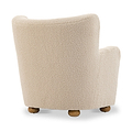 Haworth Curved Borg Accent Chair from Roseland Furniture
