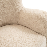 Haworth Curved Borg Accent Chair from Roseland Furniture