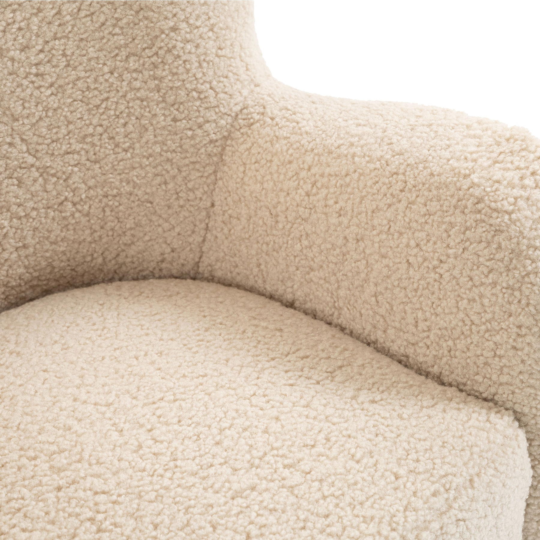 Haworth Curved Borg Accent Chair from Roseland Furniture
