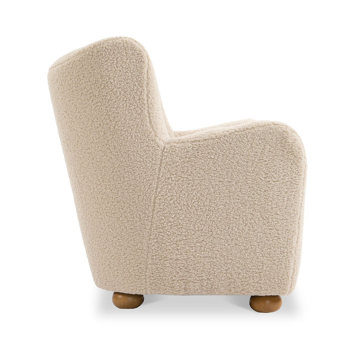 Haworth Curved Borg Accent Chair from Roseland Furniture